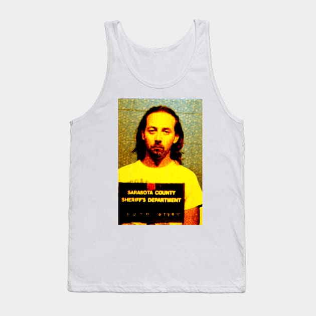 Paul Reubens Mugshot Tank Top by SABREart